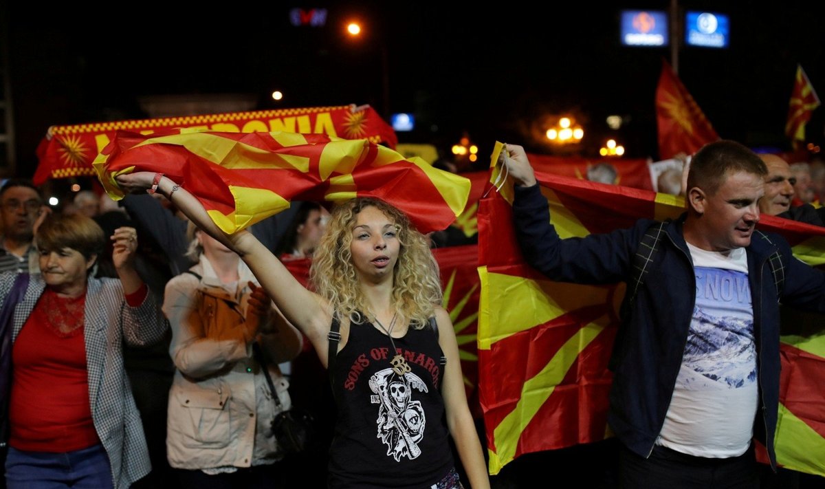 REferendumo dėl vardo keitimo Makedonijoje priešininkai