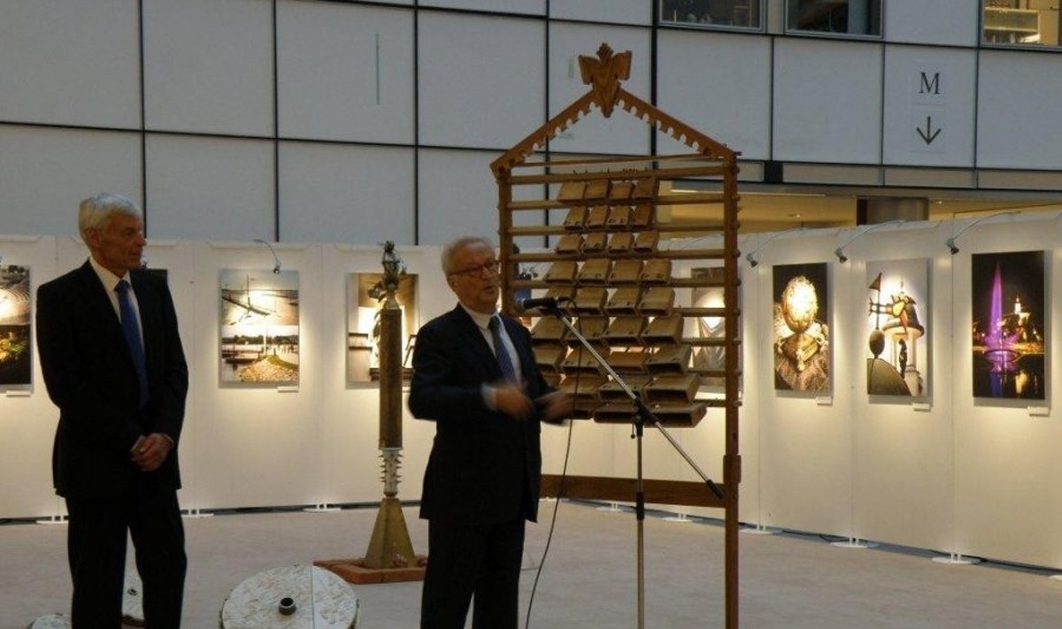 Justas Vincas Paleckis antradienį atidarė parodą apie Žemaitiją „Meno ženklai Žemaitijos sostinėje“