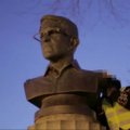 Anoniminiai menininkai Niujorko parke buvo pastatę E. Snowdeno skulptūrą