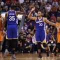 NBA: „Cavs“ ir „Warriors“ išplėšė pergales, A. Wigginsas ir N. Bjelica pasiekė karjeros rekordus