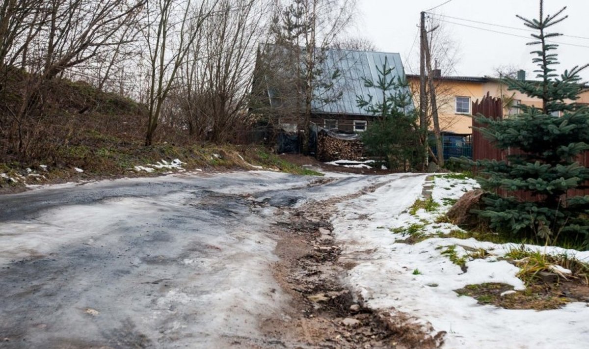 Vieta, kur pernai buvo užfiksuotos srūvančios nuotekos