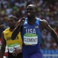 Žaidynių čempionu 400 metrų barjerinio bėgimo rungtyje tapo amerikietis K. Clementas