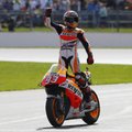 „MotoGP“: M. Marquezas Silverstoune grįžo į pergalių kelią