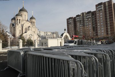 Maskvoje ruošiamasi Aleksejaus Navalno laidotuvėms