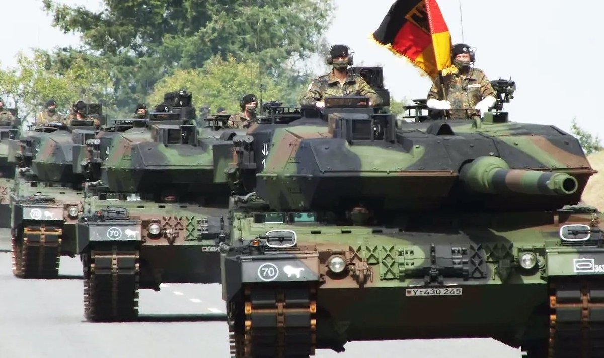 Vokietijos tankai Leopard 2
