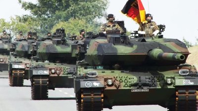 Vokietijos tankai Leopard 2