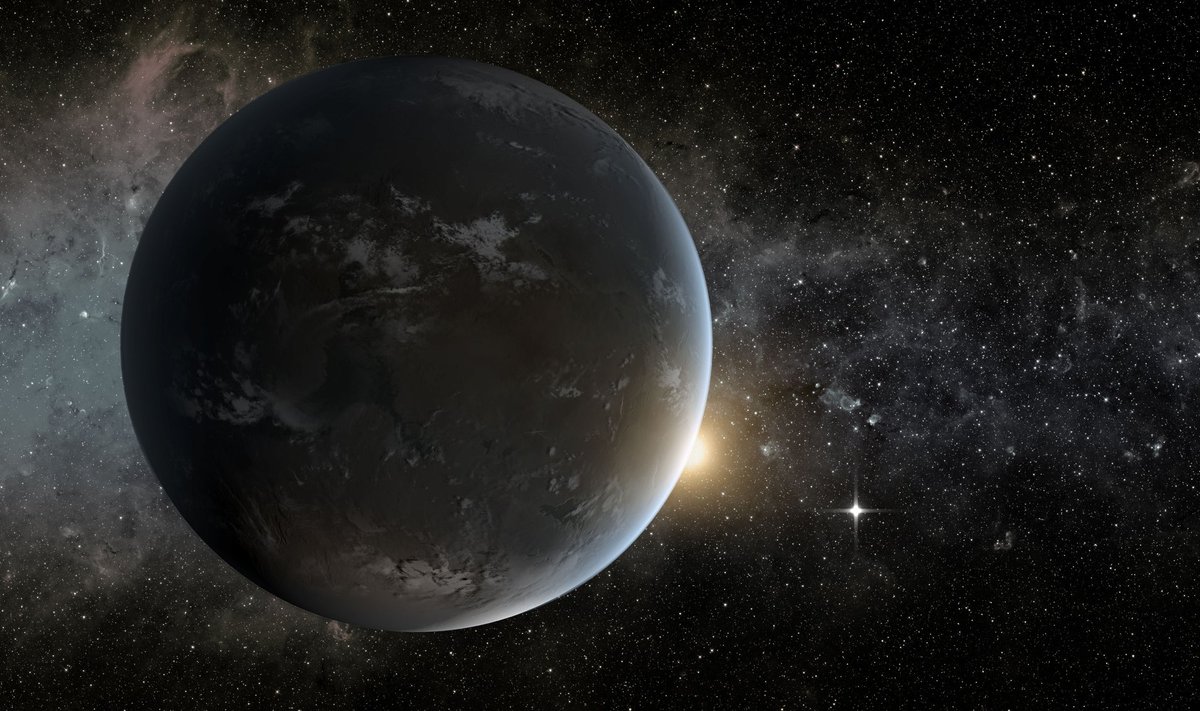 Menininko įsivaizduojama superžemės tipo planetos išvaizda