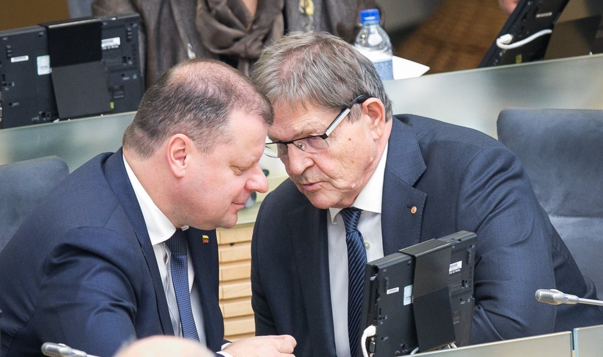 Saulius Skvernelis, Eugenijus Jovaiša