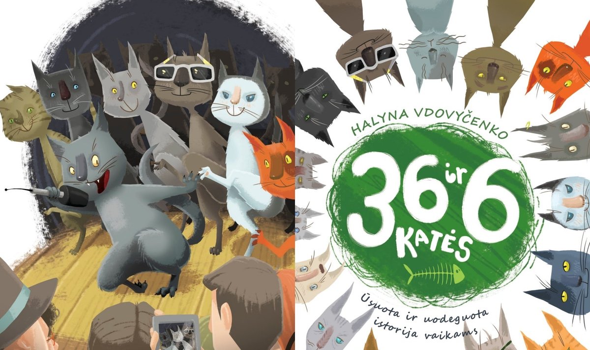 Knyga vaikams „36 ir 6 katės“, tapusi fenomenu Ukrainoje, pasirodo  lietuviškai - Delfi kultūra