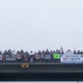 Kanados sunkvežimių vairuotojų protesto prieš skiepus gerbėjų teiginiai primena fantazijas: tikisi 100 tūkst. sunkvežimių ir 3 mln. palaikytojų