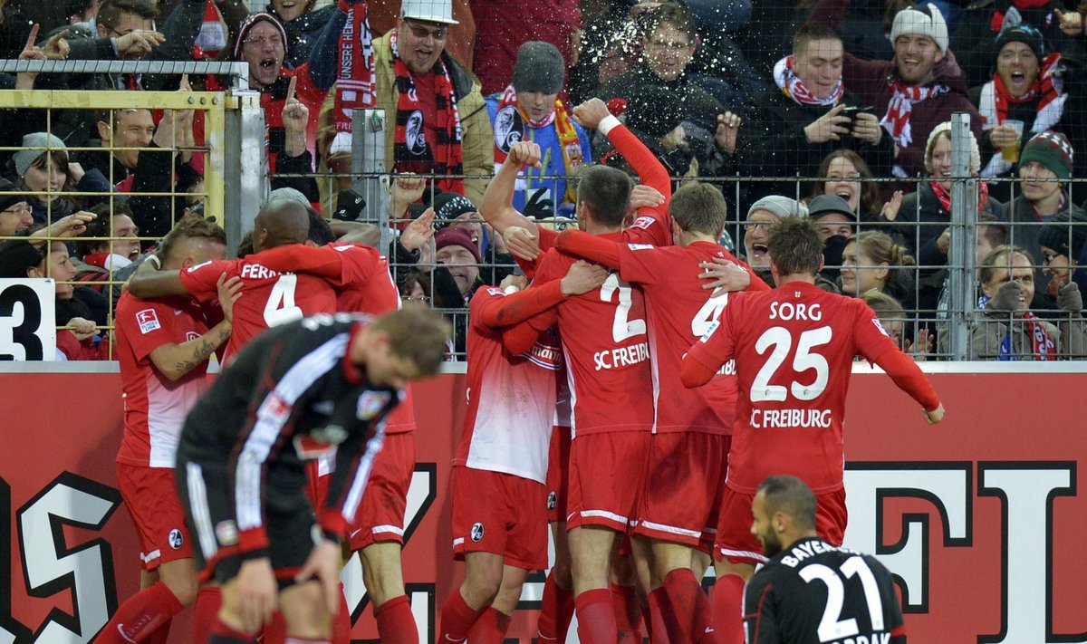 "Freiburg" futbolininkai džiaugiasi įvarčiu