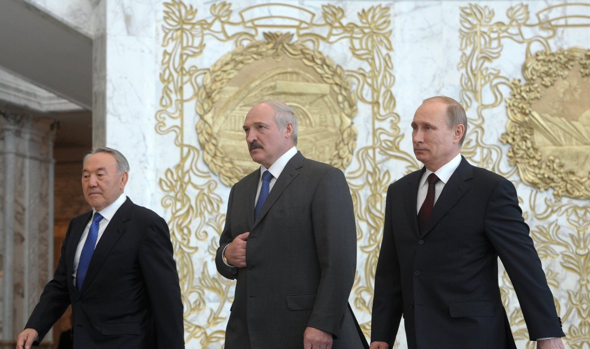Nursultanas Nazarbajevas, Aleksandras Lukašenka, Vladimiras Putinas