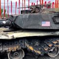 Propagandinės karo trofėjų parodos Maskvoje žvaigždė – JAV tankas „M1 Abrams“, neva perimtas rytinėje Ukrainoje