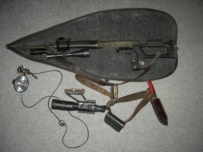 Švenčionių rajone konfiskuotas ginklas su naktinio matymo prietaisu