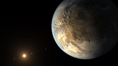 Kepler-186f – pirmoji atrasta panašaus į Žemės dydžio egzoplaneta, skriejanti gyvybės zonoje. Keturios kitos šios sistemos planetos yra taip pat uolingos, bet būdamos daug arčiau žvaigždės yra per karštos skystam vandeniui egzistuoti