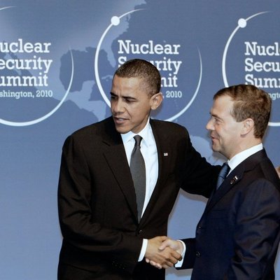 Barackas Obama ir Dmitrijus Medvedevas