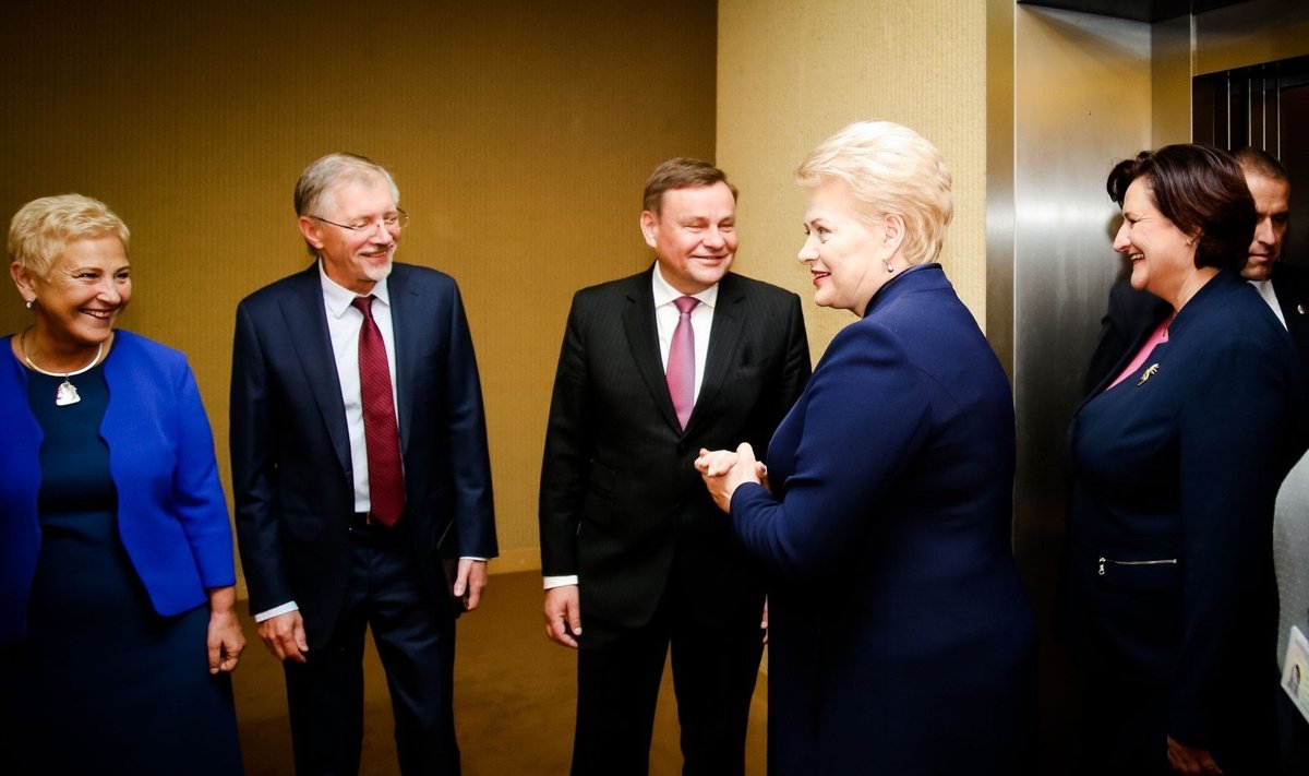 Dalia Grybauskaitė susitinka su Seimo valdyba