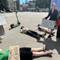 Около Минздрава состоялась акция протеста: призывают обратить внимание на глобальное потепление