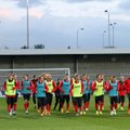 Lietuvos futbolo rinktinė Londone treniravosi brazilų išbandytame aikštyne