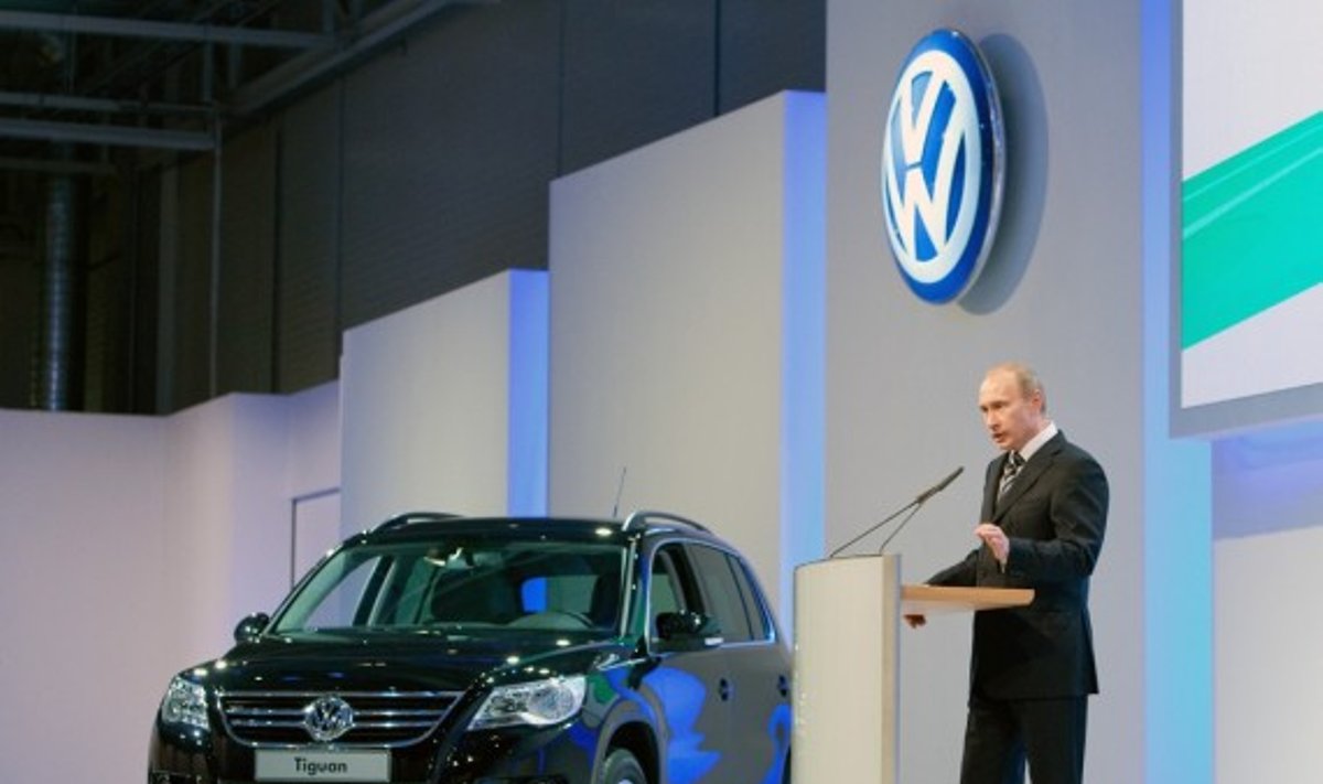 V.Putinas kalba „Volkswagen“ renginyje