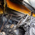 Šilutės rajone sudegintas 10 tūkst. eurų vertės „Audi“