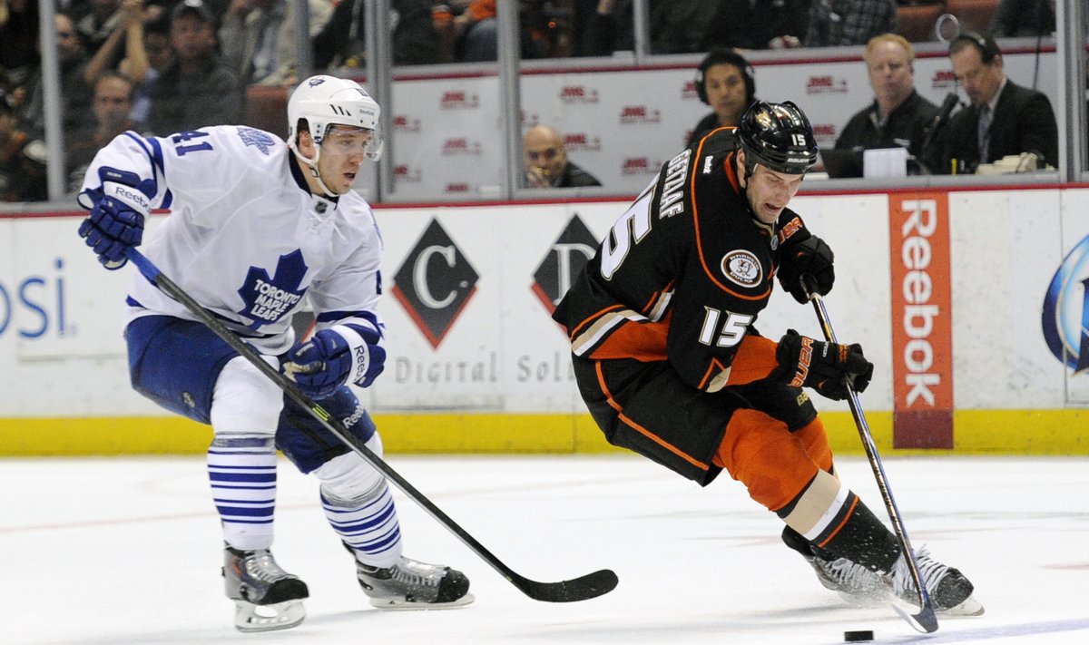 Toronto “Maple Leafs“ ir Anahaimo “Ducks“ ledo ritulininkų dvikova