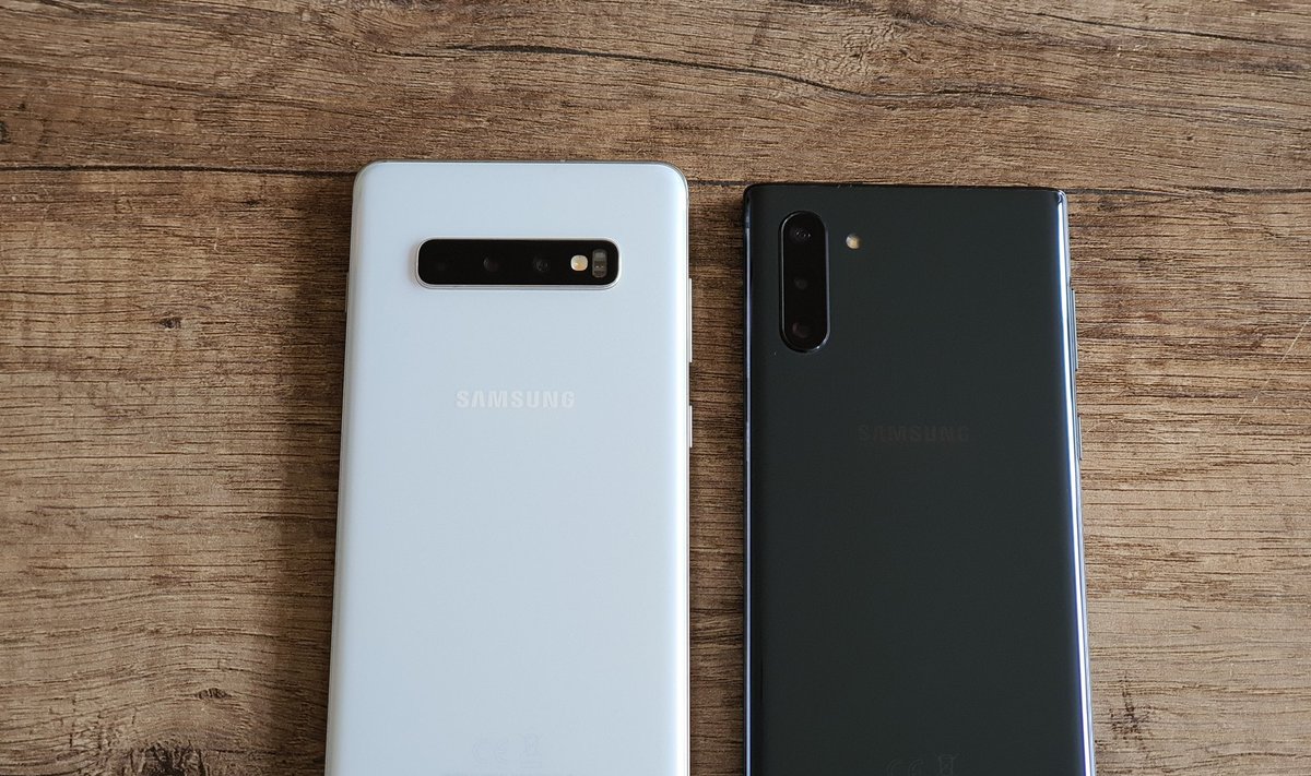 Samsung Galaxy Note 10 ir Samsung Galaxy Note 10+