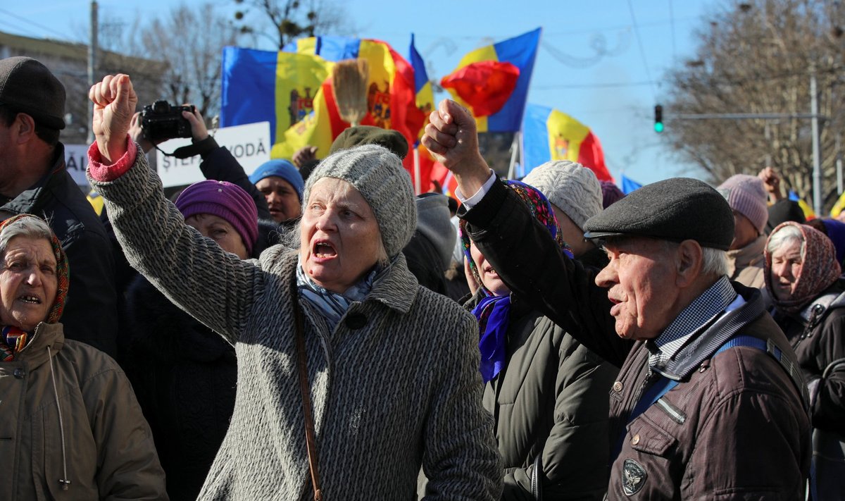 Protestai Moldovoje