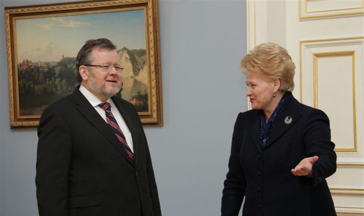 Ossuras Skarphedinssonas ir Dalia Grybauskaitė