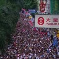 Honkonge - tūkstantinė demonstracija už demokratiją