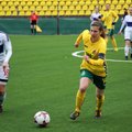 Lietuvos jaunių merginų futbolo rinktinė skaudžiai pralaimėjo Farerų saloms