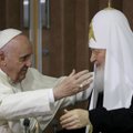 Šią vasarą gali įvykti popiežiaus Pranciškaus ir patriarcho Kirilo susitikimas