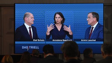 Netikėtumas per debatus Vokietijoje: du kandidatai kalbėjo vienu balsu