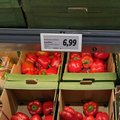 Pirkėjas užfiksavo paprikų kainą parduotuvėje: toks pabrangimas stebina