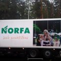 „Norfos“ reklamos veidu tapo nežinodama: pamačiau sunkvežimį su savo atvaizdu