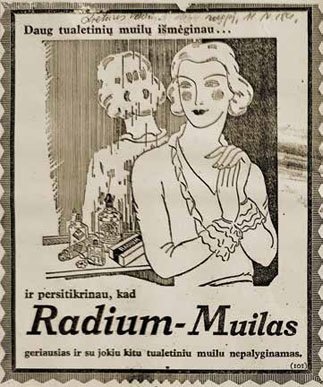 „Radium“ – taip vadinosi radioaktyvus, biologiškaiveikiantis „Mesefa“ gamintas muilas ir kremasį // Jurgos Petronytės ir Egidijaus Jankausko nuotr.