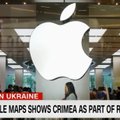 Po Krymo priskyrimo Rusijai „Apple“ žemėlapiuose sukūrė bendrovės vertybes pašiepiančią „reklamą“