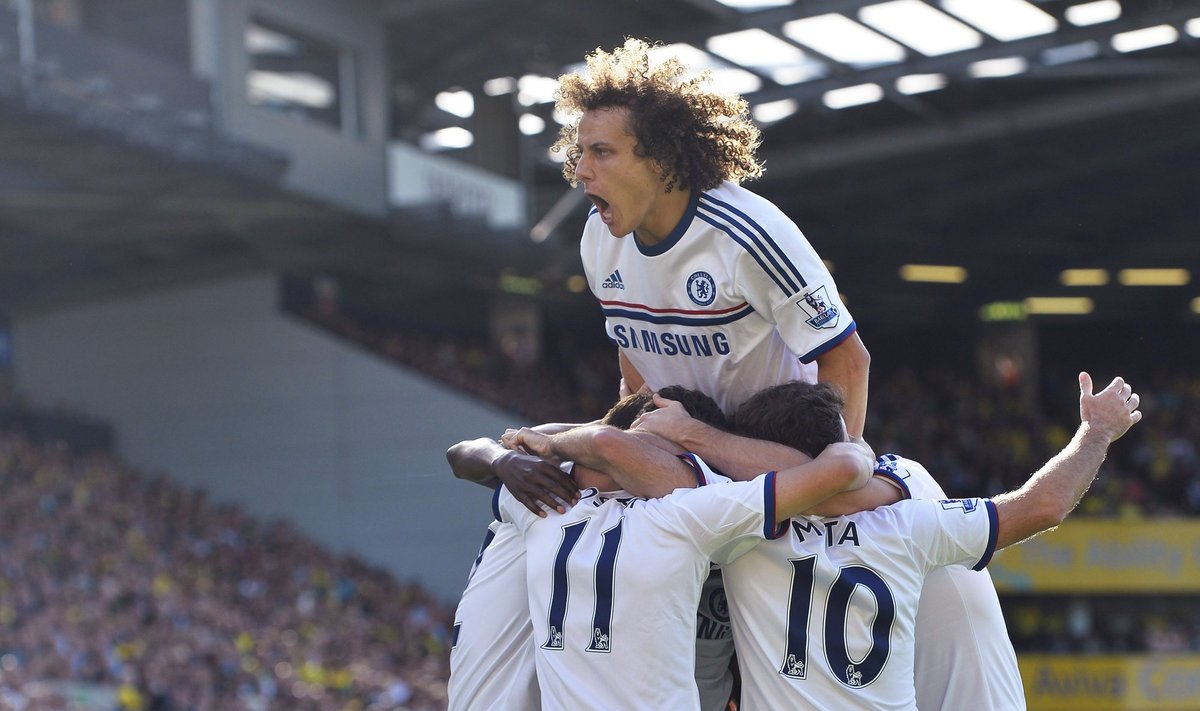 Londo “Chelsea“ futbolininkai džiaugiasi pergale
