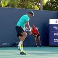 Pospisilio išsišokimas Majamyje vykstančiame teniso turnyre