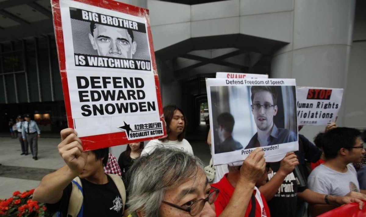 Edwardo Snowdeno rėmėjai