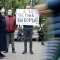 Maskvoje šimtai žmonių protestavo prieš parlamento rinkimų rezultatus
