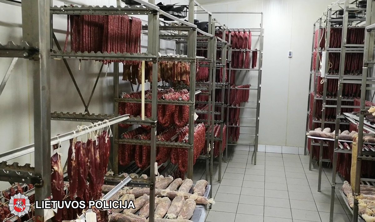 Nelegali prekyba mėsa