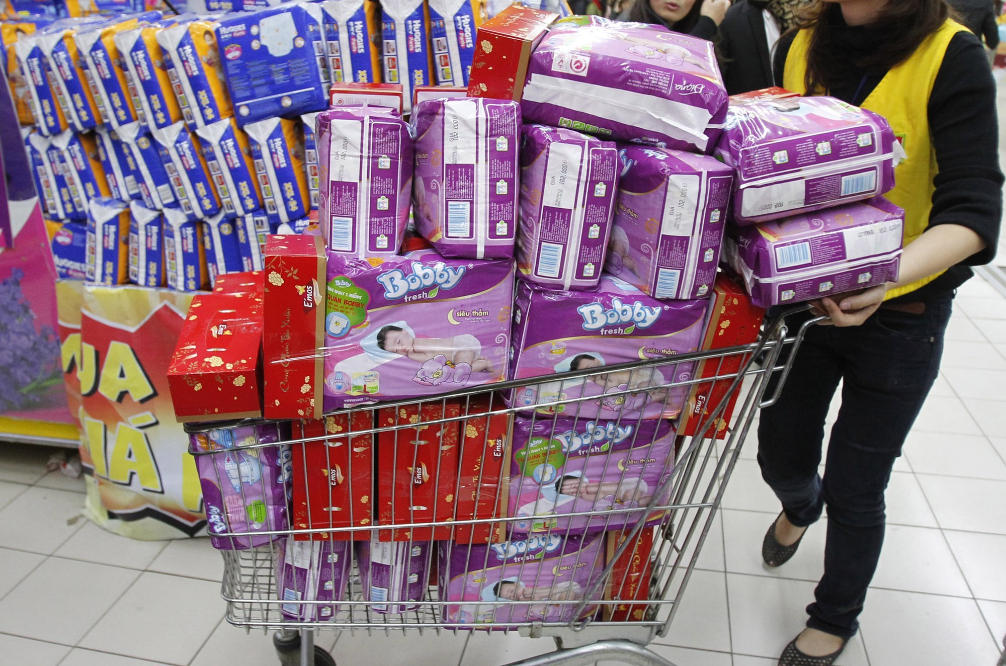 Prisene er slik at det lønner seg å sende bleier fra Norge