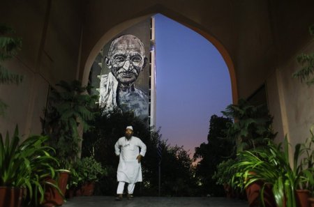 Mahatmos Gandhi portretas