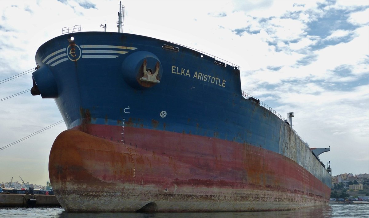 Piratų užgrobtas tanklaivis „Elka Aristotle“