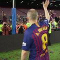Iniesta atsisveikino su „Barcelona“ klubu