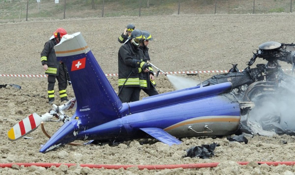Italijoje sudužo sraigtasparnis