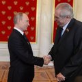 Čekijos prezidentas vėl užgiedojo Kremliui mielą giesmę