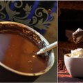 Skanus ir paprastai pagaminamas elegantiškas desertas: šokoladiniai puodeliai