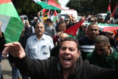 Protestai Gazoje